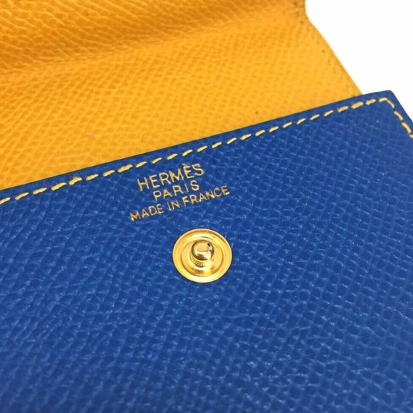 Hermes Handbags - HERMES Epsom Leather Credit/Business Card Wallet